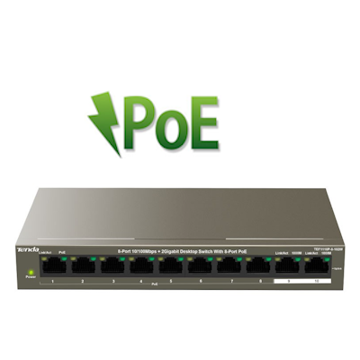 POE1110PG 8 port POE switch GB UL