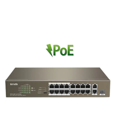 POE1118P2G 16 port POE switch GB UL